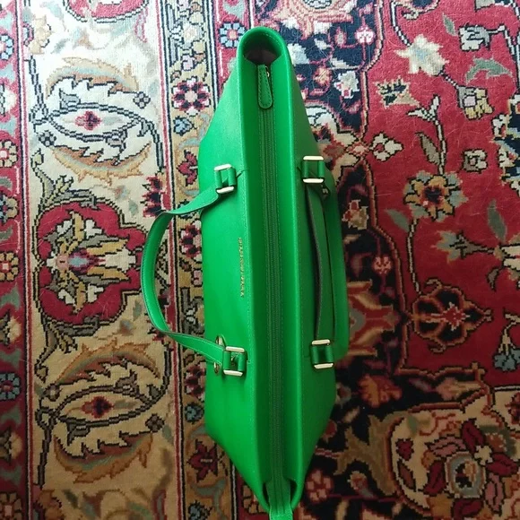 MICHAEL KORS Large MF TZ Tote Leather Palm GREEN - Picture 5 of 12